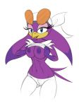  1girl anthro areola avian big_breasts bird breasts erect_nipples furry nipples scificat sega seth65 sonic_riders swallow_(bird) wave_the_swallow 