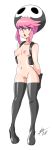 1girl 1girl 1girl alternative_costume armpit_holster belt bigdead93 black_gloves black_legwear boots breasts clavicle gloves hat high_resolution holster jakuzure_nonon kill_la_kill looking_at_viewer navel nipples nude nudist_beach_uniform open_mouth pink_eyes pink_hair puffy_nipples pussy short_hair sidelocks signature simple_background skull_print small_breasts smile standing stockings thigh_high_boots uncensored utility_belt white_background wide_hips