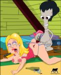 alien american_dad anal_insertion ass big_breasts bottle breasts crying_with_eyes_open cum drugged drunk ejaculation erect_nipples francine_smith lactation luberne nipples open_mouth rape rape_face roger_(american_dad) tagme teeth tropicoboy