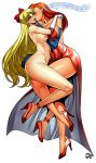  ass big_ass big_breasts bishoujo_senshi_sailor_moon breasts corruption crossover hypnotic_kiss jadenkaiba jadenkaiba_(artist) jessica_rabbit kissing minako_aino mind_control music nipples nude who_framed_roger_rabbit yuri 