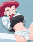 big_breasts breasts game_freak huge_breasts humans_of_pokemon jessie_(pokemon) long_hair lupus musashi_(pokemon) nintendo pokemon pokemon_(anime) pokemon_(game) purple_hair team_rocket