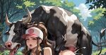  ai_generated bestiality bovine bovine_penis bull doggy_position hilda_(pokemon) pokemon zoophilia 