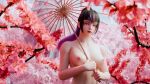  1girl alluring alternate_version_available athletic athletic_female bandai_namco black_and_red_and_purple_hair completely completely_naked completely_naked_female completely_nude completely_nude_female female_abs fighting_game fit_female japanese_female kitsune_marks kunimitsu_ii kunoichi long_hair looking_at_viewer medium_breasts naked_female namco namco_bandai nude nude_female nudity parasol purple_eyes purple_shinobi purpleshinobitk red_lipstick tekken tekken_8 twitter video_game_character video_game_franchise video_games young_female 