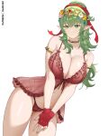  1girl 1girl alluring armlet babydoll bare_arms bare_shoulders big_breasts cleavage collarbone fingerless_gloves fire_emblem fire_emblem_awakening fire_emblem_heroes fire_emblem_warriors flower gloves gold_armlet gold_choker gold_tiara green_eyes green_hair grin hair_flower hair_ornament hair_ribbon hands_on_own_thighs intelligent_systems jewelry kaos_art lingerie long_hair looking_at_viewer nail_polish navel nintendo own_hands_together panties parted_lips pink_nails pointy_ears ponytail red_babydoll red_gloves red_panties red_ribbon ribbon see-through_babydoll see-through_clothes sidelocks simple_background smile stomach thick_thighs thighs tiara tiki_(adult)_(everlasting_voice)_(fire_emblem) tiki_(adult)_(fire_emblem) tiki_(fire_emblem) underwear white_background 