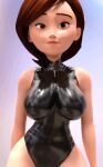  big_breasts gif helen_parr latex_bodysuit the_incredibles thighs walking 