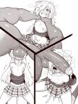 1boy 1girl 1girls 3koma ambiguous_penetration arms_behind_back asphyxiation balls big_penis binbougami_ga! bite_mark breasts choke choking clothed clothed_sex cock_hungry cock_on_face cum cum_in_pussy cum_inside cum_leaking cum_leaking_out_of_penis cum_leaking_out_of_pussy cum_pool dark-skinned_male dark_skin deepthroat domination drooling exposed_breasts face_fucking faceless_male fellatio female_focus femsub gigantic_penis gritted_teeth hair_over_one_eye irrumatio larger_male leaking_cum long_hair male maledom momiji_(binbougami_ga!) monochrome muscle nakadashi nipples on_knees oral oral_sex penis penis_awe penis_on_face penis_over_eyes plaid_skirt pussy rough_sex saliva saliva_trail short_skirt size_difference skirt small_breasts smaller_female socks steam steamy_breath steamy_penis stomach_bulge straight strangle strangled strangling struggling sweat sweater sweating sword_swallowing_position thetenk throat_bulge tongue tongue_out tremble_lines tremble_spikes vein veiny_penis