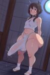 1futa ai_generated ass big_ass breasts erection erection_under_clothes fundoshi fundoshi_futanari fundoshilover101 futanari huge_ass kono_subarashii_sekai_ni_shukufuku_wo! megumin tabi_socks