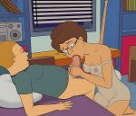  bobby_hill breasts erect_nipples erect_penis fellatio glasses huge_penis incest king_of_the_hill mother_&amp;_son peggy_hill 