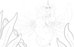 1_horn 1girl 2020 absurd_res amara_burrger aquatic beckoning big_breasts black_and_white breast_squish breasts come_hither elf_ears female fish flirting flirting_with_viewer forehead_horn friendship_is_magic genitals gesture hair hasbro high_res horn huge_breasts humanoid_merfolk humanoid_pointy_ears jewelry leaning leaning_forward line_art long_hair looking_at_viewer looking_at_you merfolk mermaid_tail monochrome my_little_pony necklace nipples nude nude_female nudity pointy_ears princess_celestia princess_celestia_(mlp) scales seaweed solo species_swap split_form squish underwater vulva water wide_hips