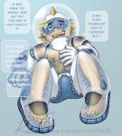 1boy 2019 armor artist_signature blonde_hair blue_background bulge crash_nebula english_text feet fully_clothed gif human laying_down male_feet male_human male_tickling nickelodeon patreon patreon_request plain_background pleasure pleasure_face rx26 sci-fi smile solo_human speech_bubble speech_bubbles sprig_speevak suit sweatdrop tentacle tentacle_on_male tentacles_under_clothes the_fairly_oddparents tickling tickling_feet twitching x-ray