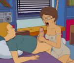  bobby_hill breasts erect_nipples erect_penis glasses huge_penis incest king_of_the_hill mother_&amp;_son peggy_hill ready_to_suck_cock 