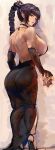  1girl baldur's_gate baldur's_gate_2 baldur's_gate_3 baldurs_gate big_breasts black_hair bubble_butt cleavage green_eyes horny inviting_to_sex looking_at_viewer loooyd pose shadowheart shadowheart_(baldur's_gate) standing teasing thick_thighs 