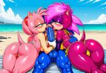 ai_generated amy_rose mobian_(species) sonia_the_hedgehog sonic_the_hedgehog_(series) sonic_underground tagme