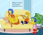  bart_simpson edit luann_van_houten milhouse_van_houten no_panties shaved_pussy spread_legs the_simpsons thighs 