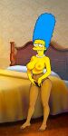 breasts edit erect_nipples marge_simpson pantyhose the_simpsons thighs thong 