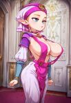 aged_up ai_generated big_breasts ocarina_of_time princess_zelda the_legend_of_zelda 