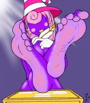 barefoot feet foot_fetish ghost ghost_girl nintendo paper_mario paper_mario:_the_thousand_year_door purple_skin shadow_siren soles striped_hat super_mario_bros. toes trap vivian_(paper_mario) witch_hat zp92