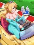  big_breasts blue_shell breasts cleavage mario_kart princess_rosalina sigurd_hosenfeld sigurdhosenfeld super_mario_bros. 