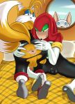 knuckles the echidna from sega by glazed (artist)