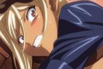 1girl anime ass blonde_hair cloe_(kuroinu) dark-skinned_male elf forced gif hentai hetero kuroinu_~kedakaki_seijo_wa_hakudaku_ni_somaru~ long_pointy_ears penis pointy_ears red_eyes