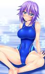 anzu_(onelelee) big_breasts breasts lollipop mizore_shirayuki one-piece_swimsuit rosario_to_vampire sen_(sansui) swimsuit