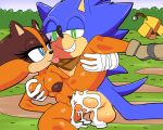 1girl absurd_res anthro badger big_breasts breasts cloudz cum cum_in_pussy cum_inside dreamcastzx1 duo furry hedgehog high_res huge_penis male male/female mammal mustelid penis sega sonic_boom sonic_the_hedgehog sticks_the_jungle_badger