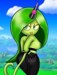  ass big_ass big_breasts breasts looking_back scrabble007 sega sonic_(series) sonic_lost_world topless zeena zeena_(sonic_lost_world) zeti 