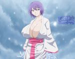 big_breasts breasts cleavage greengiant2012 kimono lollipop mizore_shirayuki rosario_to_vampire shirayuki_mizore