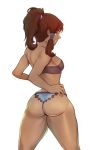  ass blue_eyes brown_hair dark_skin korra looking_back nickelodeon panties pixel_panties ponytail superboin the_legend_of_korra the_legend_of_korra* white_background 