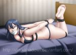 big_breasts bondage breasts feet fire_emblem fire_emblem:_kakusei fire_emblem_awakening idarkshadowi_(artist) lingerie lucina rope soles toes