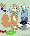 sandy cheeks from spongebob squarepants by ha cha cha