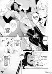  bleach comic kisuke_urahara monochrome yoruichi 