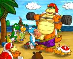 bowser goomba hammer_bros. hammer_brother koopa koopa_troopa nintendo spiny super_mario_bros. yoshi