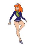 daphne_blake dress hairband orange_hair purple_clothing red_hair rorschach089 scooby-doo torn_clothes torn_dress