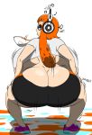 anamericananomaly ass big_ass big_breasts breasts inkling looking_at_viewer looking_back nintendo splatoon twerking