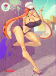 big_breasts breasts cigarette inkling milf nintendo nipples see-through smoke splatoon supersatanson