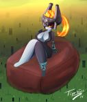 angry big_breasts breasts midna nintendo the_legend_of_zelda tiger1001 twilight_princess