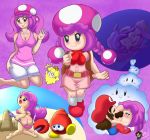 ass big_ass big_breasts breasts captain_toad:_treasure_tracker huckit_crab lentendoodle mario nipples nude princess_peach super_mario_bros. toadette wardrobe_malfunction