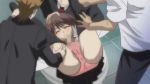 animated anime ashikaga_yuuki autofellatio bathroom black_legwear brown_hair censored closed_eyes cross_days crossdressing fellatio forced gif hair hentai lowres oral rape stockings toilet trap yaoi