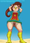 big_breasts bottomless breasts danmappart medli no_panties pussy the_legend_of_zelda the_wind_waker