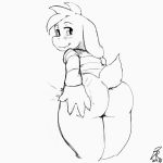  asriel_dreemurr ass_slap big_ass feminine gif jiggle undertale yaoi 