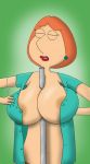 big_breasts breasts family_guy fatandboobies hair horny huge_breasts lois_griffin milf paizuri pole red_hair