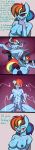 rainbow dash from friendship is magic by elzzombie