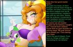 adagio_dazzle antenna breasts cogbrony dog equestria_girls friendship_is_magic glowing_eyes hair huge_breasts long_hair manip misterman4_(manipper) my_little_pony spike tech_control text