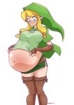 big_breasts breasts hyrule_warriors linkle marrazan nintendo pregnant the_legend_of_zelda zelda_musou