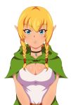 big_breasts breasts cleavage hoodie hyrule_warriors linkle reddgeist reddgeist_(artist) the_legend_of_zelda zelda_musou