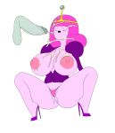 big_breasts breasts cum cum_in_mouth cum_on_face futanari_on_female gray_impact insanely_hot marceline nipples open_mouth princess_bubblegum