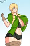 big_breasts breast_grab breasts hyrule_warriors linkle scrambles-sama smile the_legend_of_zelda zelda_musou