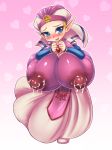 big_breasts breast_milk breasts kyosuke_fujiwara lactation milk nintendo ocarina_of_time princess_zelda the_legend_of_zelda xacro