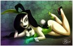  ass big_ass big_breasts breasts bunny_ears bunny_tail bunnysuit cleavage disney fernando_faria_(artist) kim_possible shego 